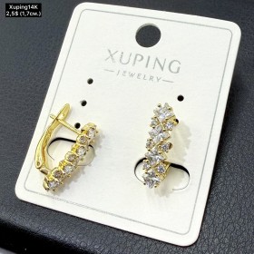Сережки Xuping14К 10751 ( 1.7 см.)